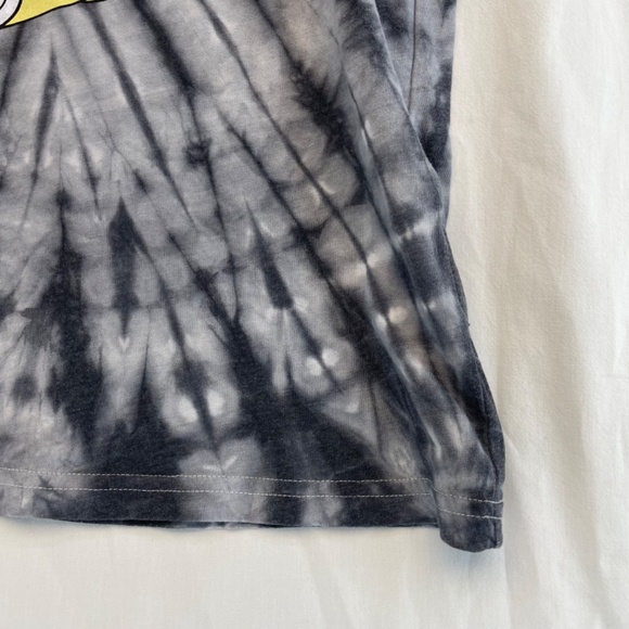 The Flintstones Tye-die Graphic T-Shirt Black and Gray Unisex Medium - Picture 11 of 12